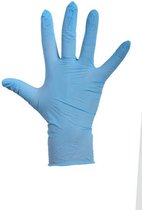 Handschoenen latex 100 stuks ongepoederd M Blauw