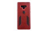 UNIQ Accessory Galaxy Note 9 Kunstleer Hard Case Back cover - Rood (N960F)- 8719273284551