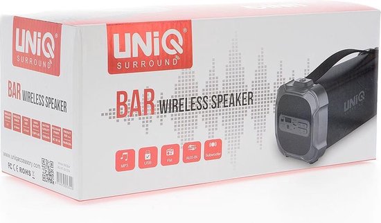 UNIQ Accessory Bar Bluetooth Speaker - Zwart van UNIQ Accessory — afbeelding 5