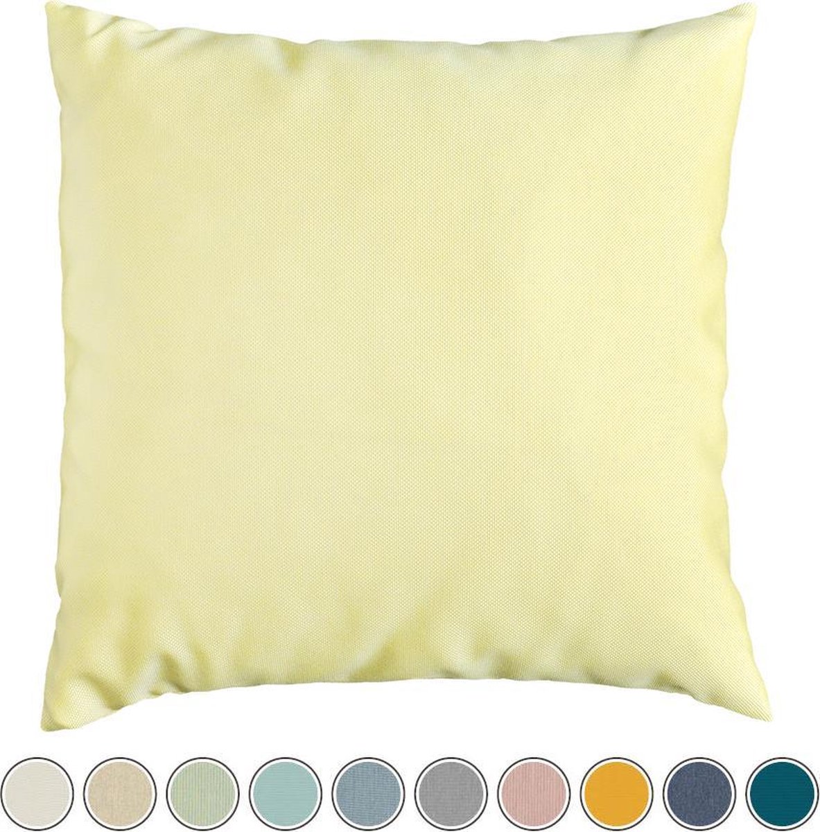 Buitenkussen Qush Royal - Sunbrella Lemonade| Waterbestendig | kleurvast | vlekbestendig | schimmelwerend - Sierkussens buiten tuin loungekussen / tuinmeubel kussen /tuinkussen / buitenkussens / palletkussen