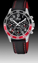 Lotus Junior Horloge - Lotus mensen horloge - Zwart - diameter 36 mm - roestvrij staal