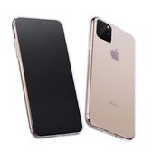 iPhone 11 Pro Max Transparant Silicone Slim Backcover hoesje - Ultra Thin -  Soft Touch