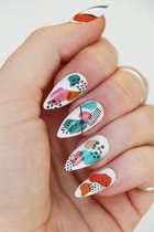 Modern art nail decals - nagelproducten - nagel decals - nail art - kunst - nail stickers - nagel stickers