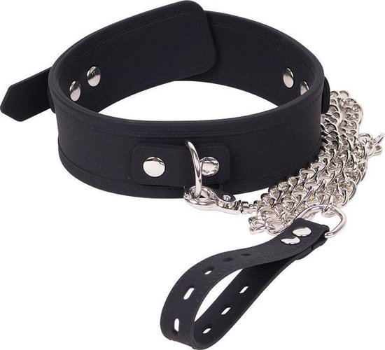 Collier Deluxe en silicone - noir