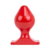 All Red Butt Plug 17 x 9 cm - rood