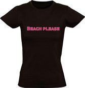 Beach Please | zomer | cadeau | strand | zwart |