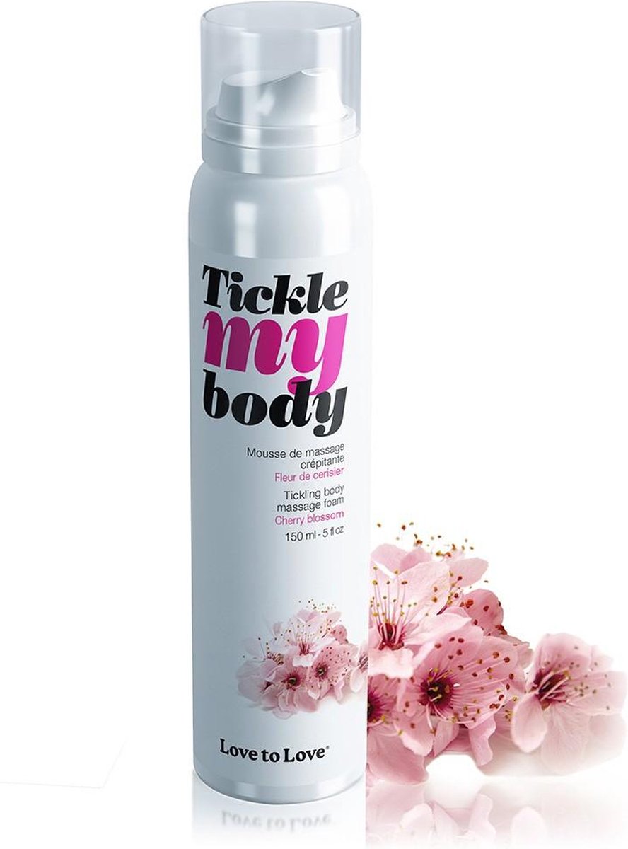 Goedkoopste Love to Love - Tickle my body - Massagemousse - Kersenbloesem