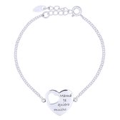 Joy|S - Zilveren hart armband "Mamá te quiero mucho" | Mama ik hou veel van jou | BFF