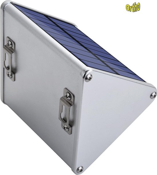 Ortho® - Luxe Aluminium buitenlamp op Zonne-energie - Solar -  Bewegingsmelder sensor -... | bol.com