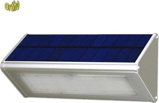 Ortho® Luxe Aluminium buitenlamp op zonne energie – Solar – bewegingsmelder  sensor,... | bol.com
