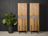 Tower Living opbergkast Ora 57x45x182 cm links gerecycled teak