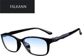 Falkann Computerbril - Blauw Licht Bril - Blue Light Glasses - Unisex - Sterkte +3.50