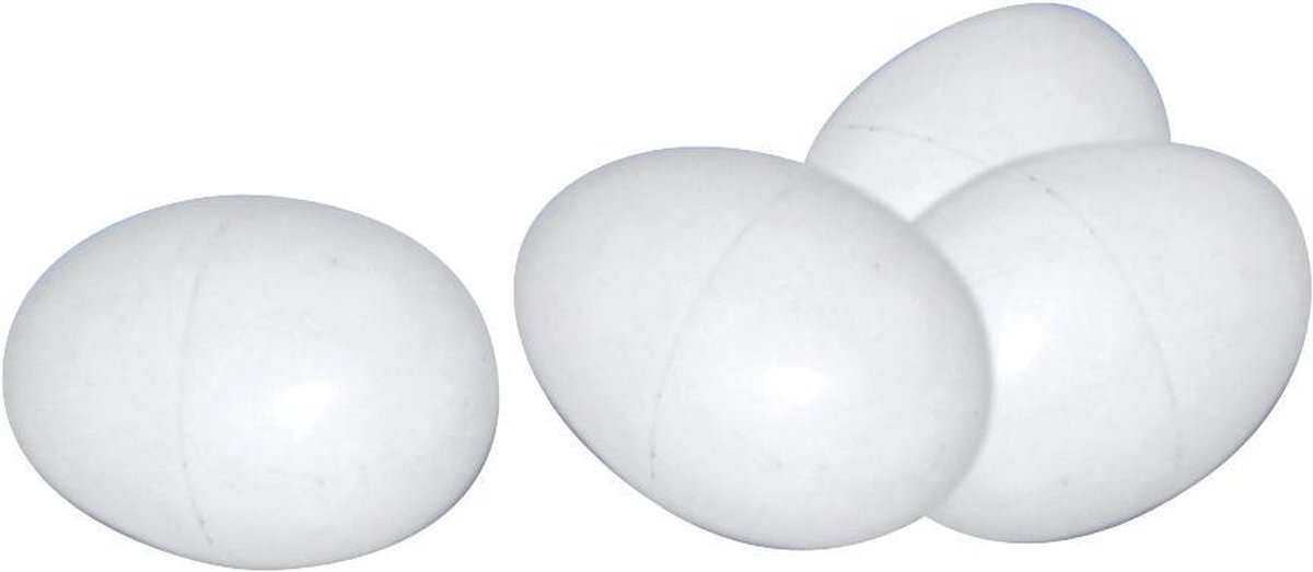 Gaun Pluimvee eieren kunststof - Nep eieren - Kunststof eieren - Stimuleert kippen - Kunstsof - Wit - 1 stuk - Gaun