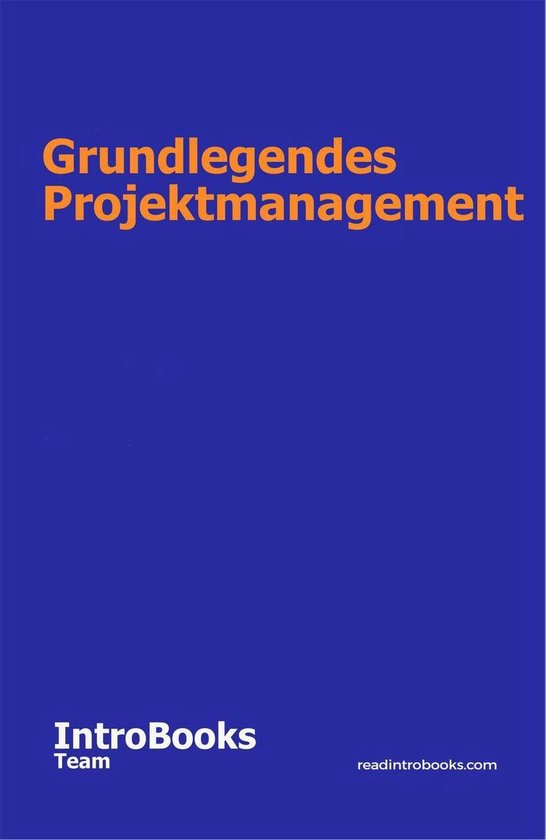 Grundlegendes Projektmanagement - cover