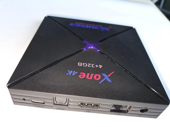 Xcruiser Xpro 4K | IPTV Box| Android TV Box | Android 10 | 4K |4GB DDR4| 32 GB Opslag 4K Ultra - Android TV Box -Kijk Disney + en NETFLIX - Xcruiser