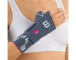 Medi Manumed Active Polsbrace - Zilver - Links - Maat 1