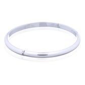 Joy|S - Zilveren Classic bangle armband rond bol 5 x 65 mm