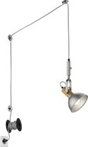 LED Hanglamp - Hangverlichting - Trion Doly - E14 Fitting - Rond - Antiek Nikkel - Aluminium - BES LED