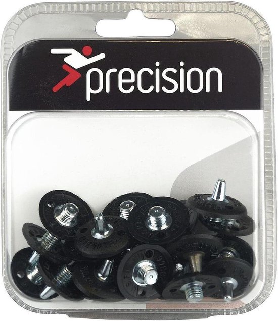 Foto: Precision spikes county polypropeen staal zilver zwart 20 stuks