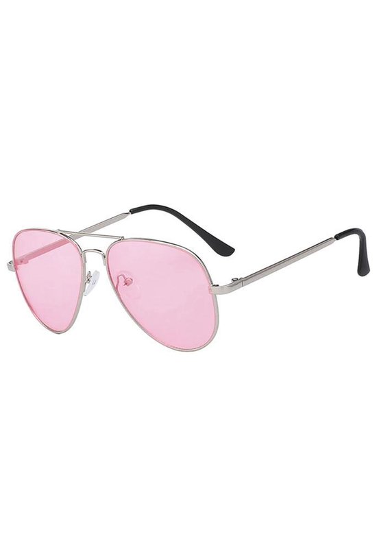laden Duplicaat Grote waanidee KIMU bril roze glazen heren pilotenbril - zonnebril goud avator piloot  montuur | bol.com