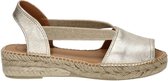 Toni Pons Etna Dames Espadrilles - Platinum - Maat 40