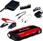 Einhell Elektrische Energiestation / Powerbank / Starthulp CE-JS 12/1 - 11100 mah - 300A / 600A - USB 5V/2A - Incl. draagtas