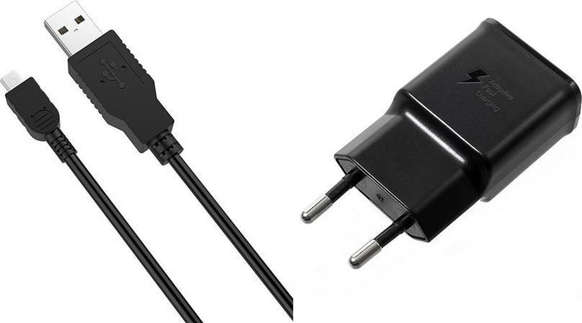 Oplader 5V 2A en Oplaad Kabel 1,5 meter Zwart Voor Texas Instruments  Grafische... | bol.com