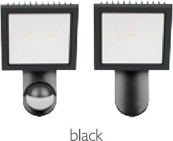 bol.com | Niko LED spot 30 W 4000 K ZWART 352-08456 zonder sensor