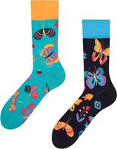 Good Mood Sokken - Vlinders - Unisex Maat 39-42