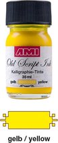 Old Script Ink (kalligrafie) 35ml - Yellow