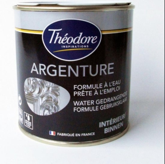 buffet historisch knal Theodore-Argenture-Binnen-zilverkleurige decoratieve verf op basis van  gepigmenteerde... | bol.com