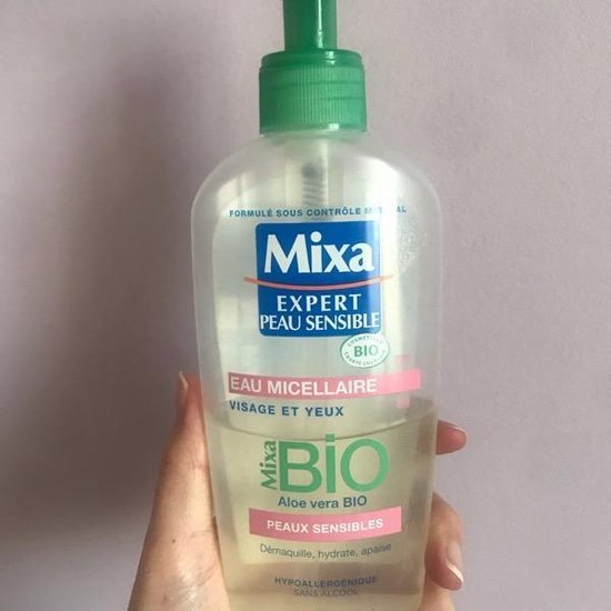 MIXA Expert Sensitive Skin - Eau Micellaire Démaquillante Certifiée Bio -  200 ml | bol.com