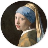 Wooncirkel - Meisje met de Parel - Johannes Vermeer (⌀ 30cm)