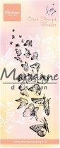 Marianne Design clear stamps Tiny's border butterflies - TC0870