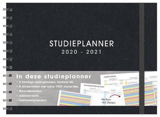 aanpassen Almachtig spion Hobbit schoolagenda 2020/2021 - studie - planner - formaat A5+ | bol.com