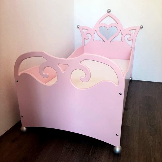 Peuterbed prinsessenbed - 70x150 cm - Roze