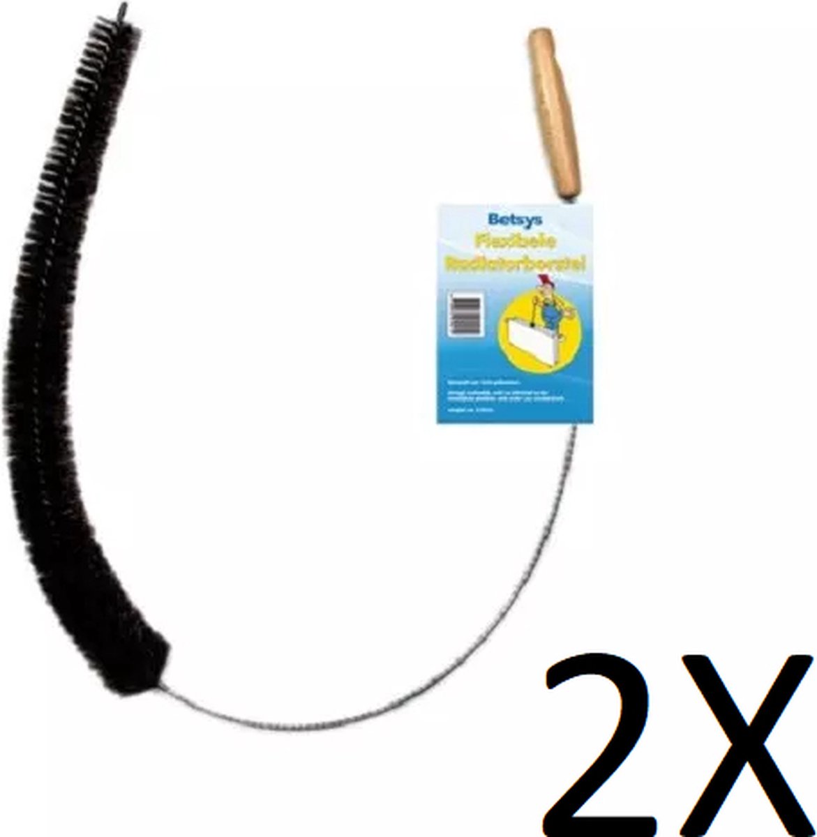Radiatorborstel Betsys Flexibel | CA 112CM (2 Stuks)