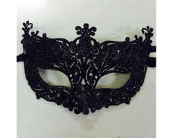 *** Oogmasker Venetië - Maskerade - Bal Masker met Glitters - Voor Ogen - Gala Feest - van Heble® ***
