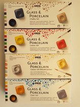 Kreul porseleinverf-set van 24 kleuren-chalky/metallic/classic/transparant