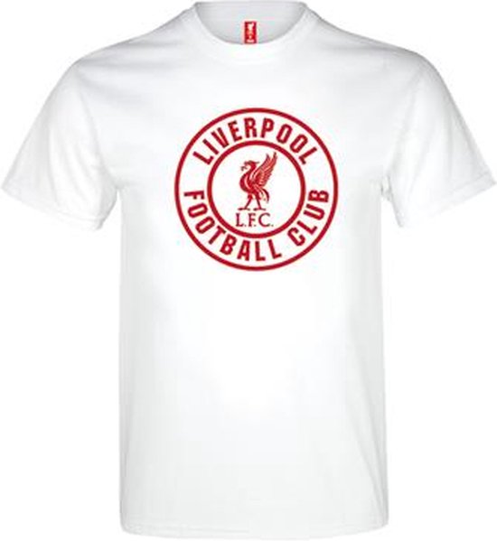 Liverpool T-shirt Wit Maat L