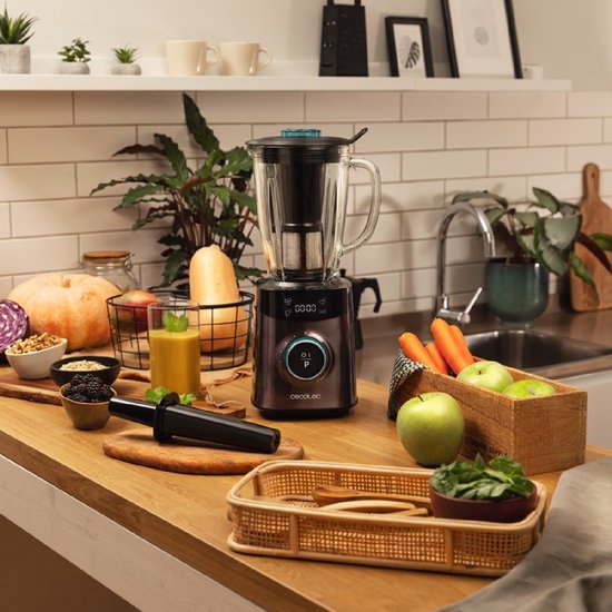 Cecotec 04304 blender 1,5 l Blender voor op aanrecht 1800 W Zwart, Roestvrijstaal van Cecotec — afbeelding 5