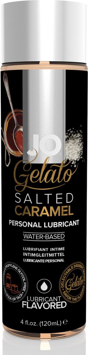 Goedkoopste System JO - Gelato Glijmiddel Waterbasis Gezouten Caramel -120 ml