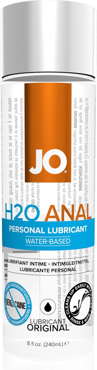 Goedkoopste System JO - H2O Anaal Glijmiddel - 240 ml