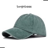 Legend Cap Basic Kids - beginbaas - Skinny Dye - Green - Groene Pet