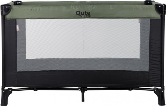 Qute Campingbed Q-sleep Olijfgroen/Zwart - Qute