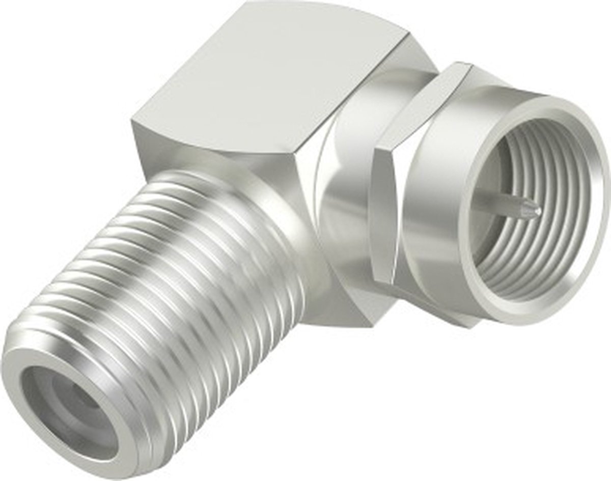 Hama SAT-adapter F-stekker - F-koppeling 90°