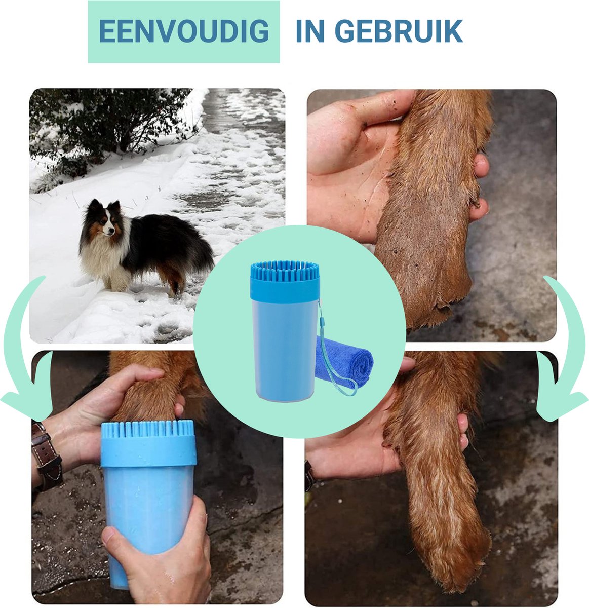 Elektrische Huisdier Pootreiniger - Automatische Voetenwasmachine voor
