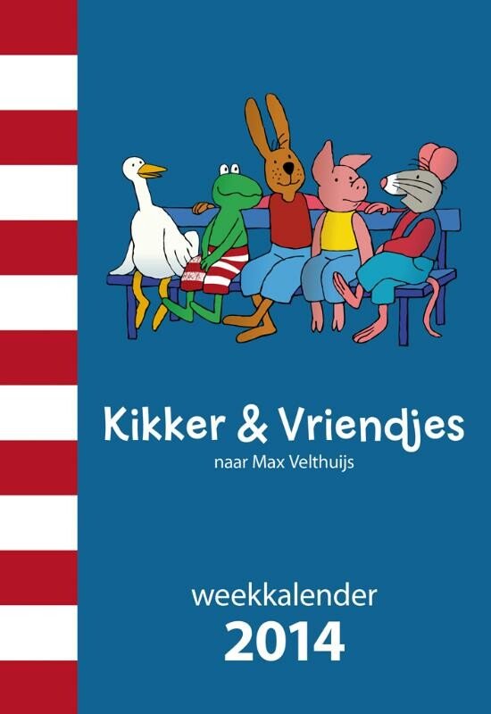 Cover van het boek 'WEEKKALENDERS 2014 Kikker'