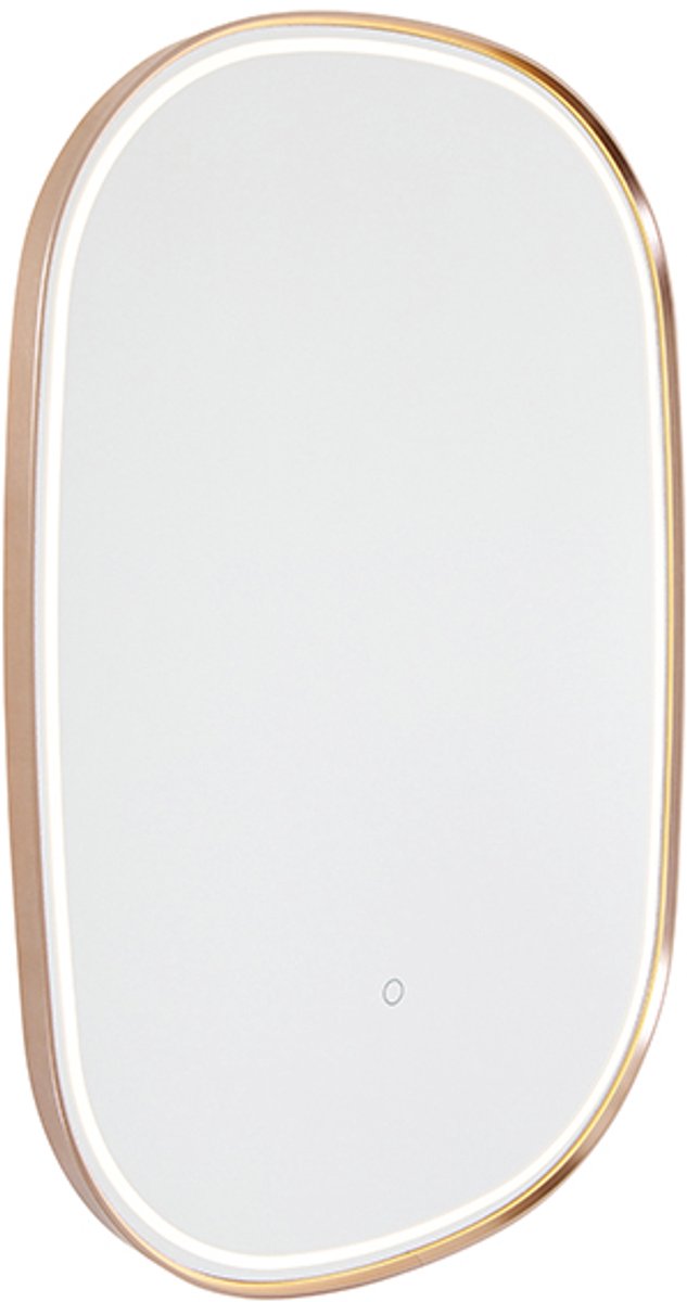 QAZQA Professional miral - Moderne Dimbare LED Wandlamp met Dimmer voor binnen voor badkamer - 1 lichts - D 38 mm - Koper - Woonkamer | Slaapkamer