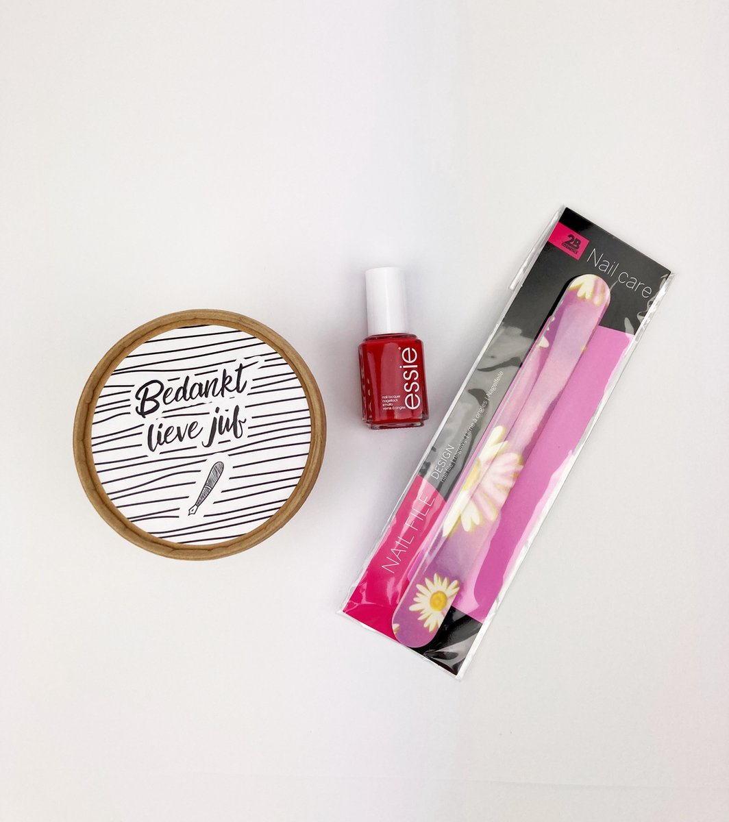 Goedkoopste Essie Bedankt lieve juf | Cadeauset